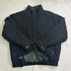 Weatherproof Garment Company Men's Black Insulated Bomber Jacket Size Large